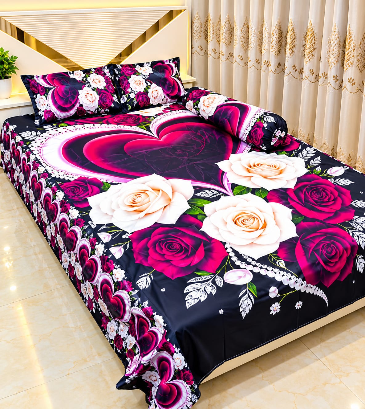 7/8 fit Waterproof 3d print bedsheet=B150